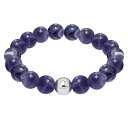【送料無料】 Aleure Precioso レディース ブレスレット・バングル・アンクレット アクセサリー Aleure Precioso Gemstone Stretch Bracelet Amethyst(4)