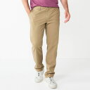 【送料無料】 ソノマ メンズ カジュアルパンツ ボトムス Men's Sonoma Goods For LifeR Flexwear Straight-Fit Chinos Light Khaki(4)