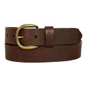 【送料無料】 エディー バウアー レディース ベルト アクセサリー Women's Eddie Bauer 1.25-in. Classic Leather Jean Belt Brown