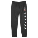 【送料無料】 ディズニー レディース カジュアルパンツ ボトムス Disney's Mickey Mouse Juniors' 1928 Mickey Faces Graphic Jogger Pants Black(4)