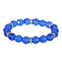【送料無料】 1928 レディース ブレスレット・バングル・アンクレット アクセサリー 1928 Silver Tone Crystal Bead Stretc...