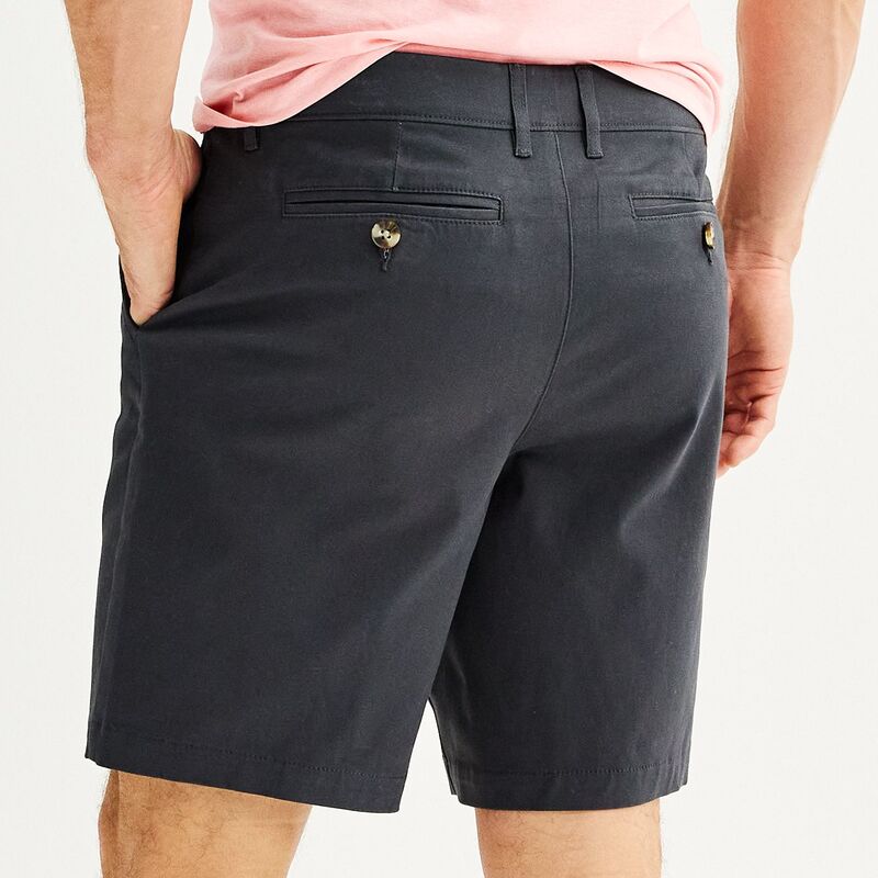 【送料無料】 ソノマ メンズ ハーフパンツ・ショーツ ボトムス Men's Sonoma Goods For LifeR 9" Flexwear Flat Front Shorts Dark Gray