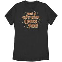 【送料無料】 アンブランデッド レディース Tシャツ トップス Juniors' Just A Girl Who Loves Fall Graphic Tee Black(4)