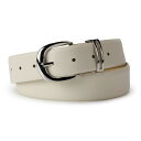 【送料無料】 ナインウェスト レディース ベルト アクセサリー Women's Nine West Feather Edge Belt Bone