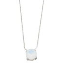 【送料無料】 Aleure Precioso レディース ネックレス・チョーカー・ペンダントトップ アクセサリー Aleure Precioso Sterling Silver Crystal Pendant Necklace Silver Tone Clear(4)