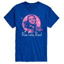 【送料無料】 ライセンス キャラクター メンズ Tシャツ トップス Men's Wizard Of Oz Run Toto Run Graphic Tee Blue