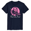 【送料無料】 ライセンス キャラクター メンズ Tシャツ トップス Men's Wizard Of Oz Run Toto Run Graphic Tee Navy