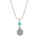 【送料無料】 1928 レディース ネックレス・チョーカー・ペンダントトップ アクセサリー 1928 Silver Tone Simulated Turquoise Horse Medallion Necklace Aqua