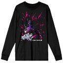 【送料無料】 ライセンス キャラクター メンズ Tシャツ トップス Men's Street Fighter VI Juri Long Sleeve Graphic Tee Black