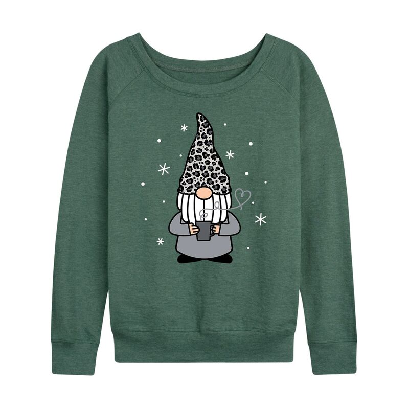 ReVida ŷԾŹ㤨̵֡ 饤 饯 ǥ T ȥåץ Women's Snow Leopard Print Coffee Gnome Slouchy Graphic Sweatshirt Heather GreenפβǤʤ8,480ߤˤʤޤ