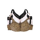 【送料無料】 コンフォート チョイス レディース ブラジャー アンダーウェア Comfort Choice Women's Plus Size 3-pack C...