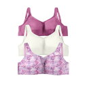 【送料無料】 コンフォート チョイス レディース ブラジャー アンダーウェア Comfort Choice Women's Plus Size 3-pack C...