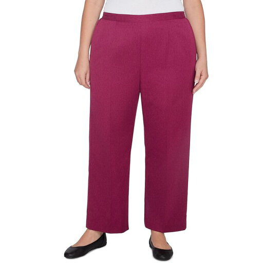 【送料無料】 アルフレッド ダナー レディース カジュアルパンツ ボトムス Plus Size Alfred Dunner Classic Medium Pants Wine 【送料無料】 アルフレッド ダナー レディース カジュアルパンツ ボトムス Plus Size Alfred Dunner Classic Medium Pants Wine