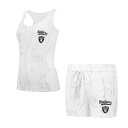【送料無料】 アンブランデッド レディース ナイトウェア アンダーウェア Women's Concepts Sport Las Vegas Raiders Quartz Hacci Knit Tank Top & Shorts Sleep Set Lvr Beige