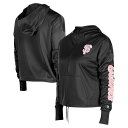【送料無料】 ニューエラ レディース Tシャツ トップス Women's New Era Black San Francisco Giants Half-Zip Hoodie Gnt Black(4)