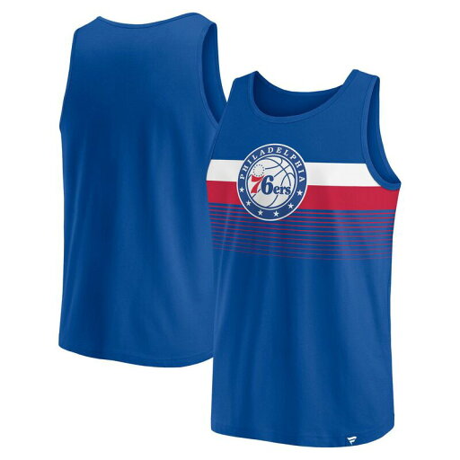 【送料無料】 アンブランデッド メンズ Tシャツ トップス Men's Fanatics Branded Royal Philadelphia 76ers Wild Game Tank Top 76r Blue 【送料無料】 アンブランデッド メンズ Tシャツ トップス Men's Fanatics Branded Royal Philadelphia 76ers Wild Game Tank Top 76r Blue