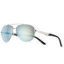 【送料無料】 ドッカーズ メンズ サングラス・アイウェア アクセサリー Men's DockersR Aviator Sunglasses Silver