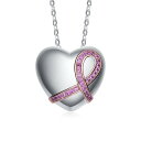 【送料無料】 アンブランデッド レディース ネックレス・チョーカー・ペンダントトップ アクセサリー Sterling Silver Pink Cubic Zir...