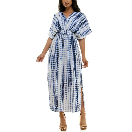 【送料無料】 ニナレオナルド レディース ワンピース トップス Women's Nina Leonard Goddesss Drape Maxi Dress Navy Multi 【送料無料】 ニナレオナルド レディース ワンピース トップス Women's Nina Leonard Goddesss Drape Maxi Dress Navy Multi