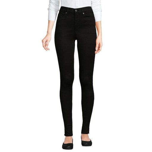 【送料無料】 ランズエンド レディース デニムパンツ ボトムス Women's Lands' End Lycra Skinny Jeans Black 【送料無料】 ランズエンド レディース デニムパンツ ボトムス Women's Lands' End Lycra Skinny Jeans Black