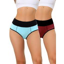 【送料無料】 アレグラ ケー レディース パンツ アンダーウェア Women's High Waist Tummy Control Color-block Br...