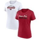 【送料無料】 アンブランデッド レディース Tシャツ トップス Women's Fanatics Branded Tampa Bay Buccaneers Risk T-Shirt Combo Pack Buc Red(4)