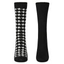 【送料無料】 メモイ レディース 靴下 アンダーウェア Waves Wool Crew Socks 2-Pack Black(4)