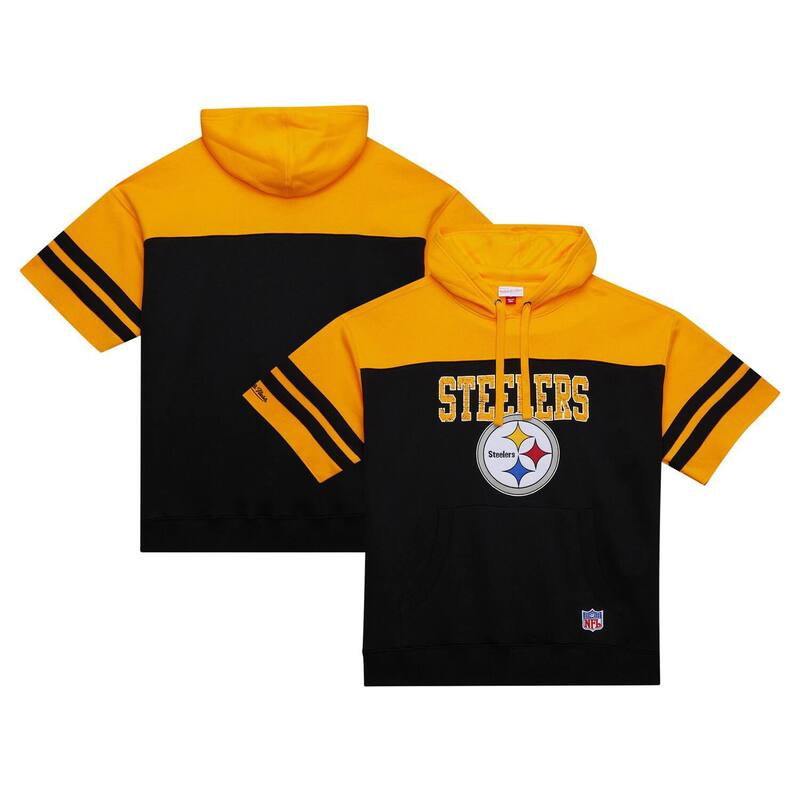 ̵ ߥå&ͥ  T ȥåץ Men's Mitchell & Ness Black Pittsburgh S...