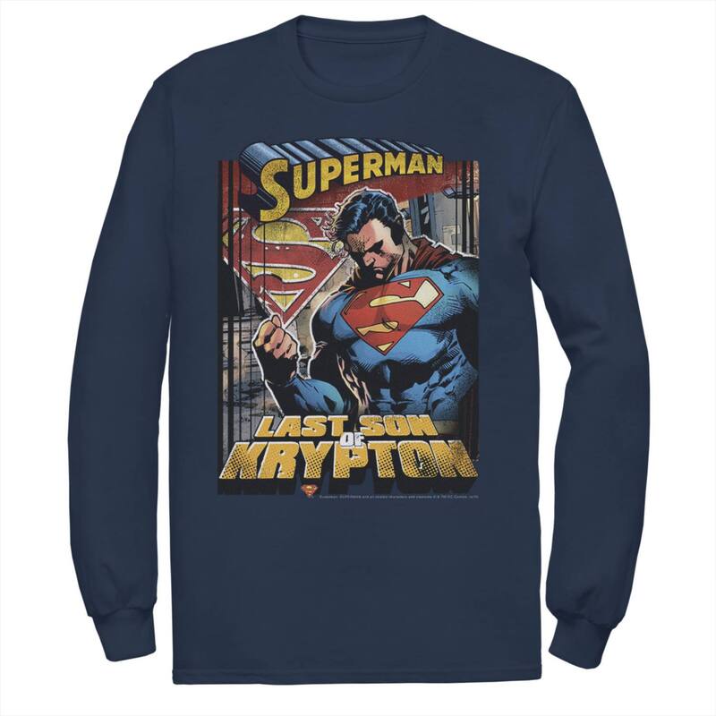 ReVida ŷԾŹ㤨̵֡ 饤 饯  T ȥåץ Men's DC Comics Superman Last Son Of Krypton Text Poster Tee NavyפβǤʤ7,480ߤˤʤޤ