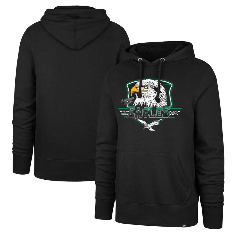 ̵ ֥ǥå  T ȥåץ Men's '47 Black Philadelphia Eagles Regi...