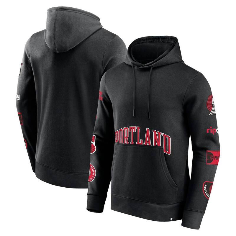 ̵ ֥ǥå  T ȥåץ Men's Fanatics Branded Black Portland Tr...