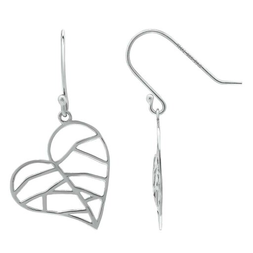 【送料無料】 Aleure Precioso レディース ピアス・イヤリング アクセサリー Aleure Precioso Leaf Heart Fishhook Drop Earrings Silver Tone 【送料無料】 Aleure Precioso レディース ピアス・イヤリング アクセサリー Aleure Precioso Leaf Heart Fishhook Drop Earrings Silver Tone