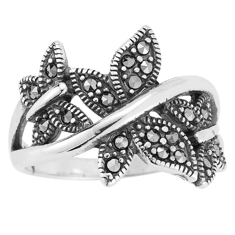 【送料無料】 Sunkissed Sterling レディース リング アクセサリー Sunkissed Sterling Sterling Silver Oxidized Cubic Zirconia Tri Butterfly Ring Silver Tone