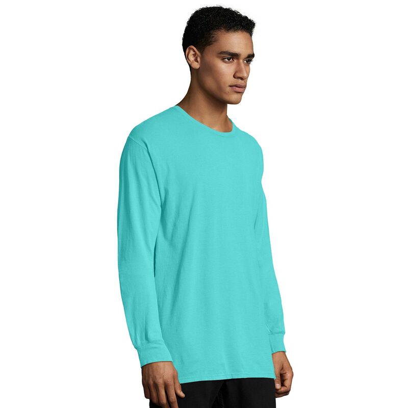 【送料無料】 ヘインズ メンズ Tシャツ トップス Men's HanesR ComfortWash Garment-Dyed Tee New Railroad Gray