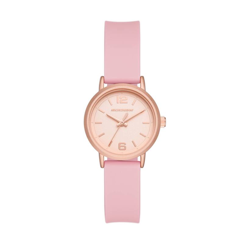 【送料無料】 スケッチャーズ レディース 腕時計 アクセサリー Skechers Women's Ardmore Blush Silicone Strap Pink