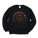 【送料無料】 Simply Sage Market レディース Tシャツ トップス Pumpkin Season Pumpkin Sweatshirt Midn...