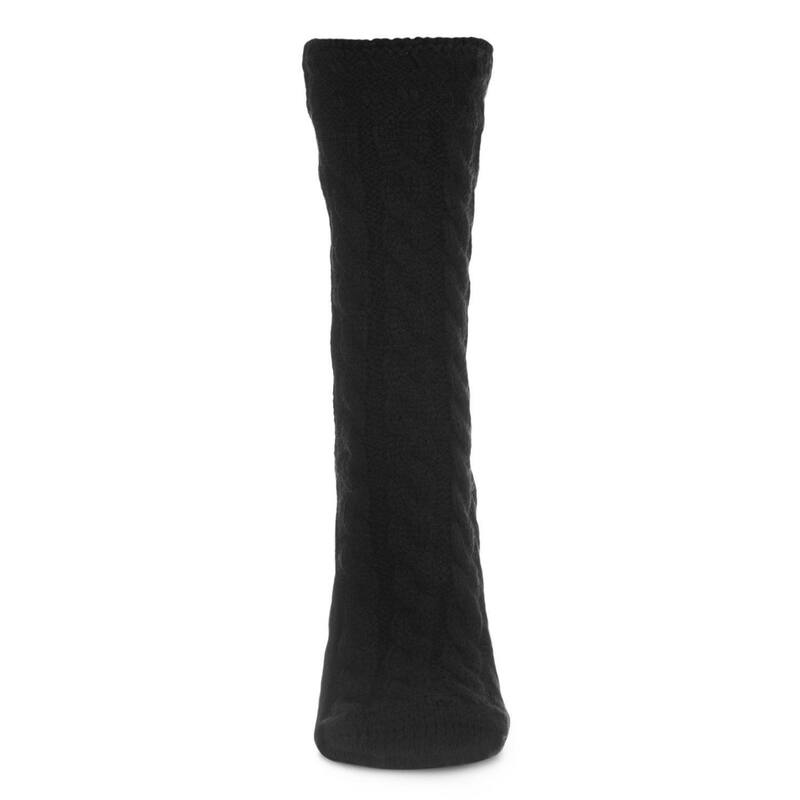 ̵ ⥤ ǥ   Classic Twist Chunky Knit Non-Skid Crew So...
