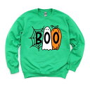 【送料無料】 Simply Sage Market レディース Tシャツ トップス Boo Web Ghost Sweatshirt Grass