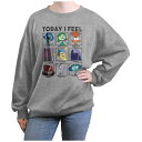 【送料無料】 ディズニー ピクサー レディース Tシャツ トップス Disney / Pixar's Inside Out 2 Today I Feel Ove...