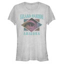 【送料無料】 アンブランデッド レディース Tシャツ トップス Juniors' Geometric Grand Canyon Arizona Fitted G...