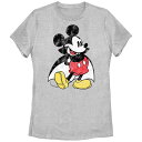 【送料無料】 ディズニー レディース Tシャツ トップス Disney's Mickey Mouse Vampire Costume Juniors' Grap...