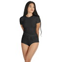 【送料無料】 メモイ レディース パンツ アンダーウェア Women's Luxe Rib T-Shirt and Full Coverage Brief Se...
