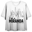 【送料無料】 ライセンス キャラクター レディース Tシャツ トップス Women's Sex And The City I'm A Miranda Crewn...