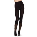 【送料無料】 メモイ レディース 靴下 アンダーウェア Textured Cable Legwarmer/ Flatknit Sweater Tights Br...
