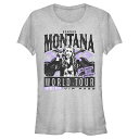 【送料無料】 ディズニー レディース Tシャツ トップス Disney's Hannah Montana Juniors' World Tour Graphic...