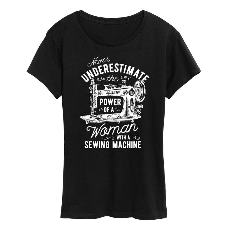【送料無料】 ライセンス キャラクター レディース Tシャツ トップス Women's Woman And Her Sewing Ma..