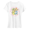 【送料無料】 ライセンス キャラクター レディース Tシャツ トップス Women's Pokemon Gotta Catch 'Em All Graphic Tee White