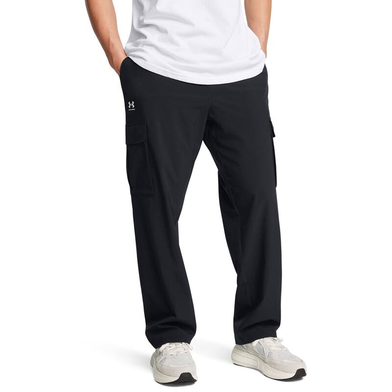 【送料無料】 アンダーアーマー メンズ カジュアルパンツ ボトムス Men's Under Armour Vibe Woven Cargo Pants Black
