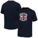 【送料無料】 プロファイル メンズ Tシャツ トップス Men's Profile Navy Boston Red Sox Big & Tall Americana T-Shirt Rsx Navy