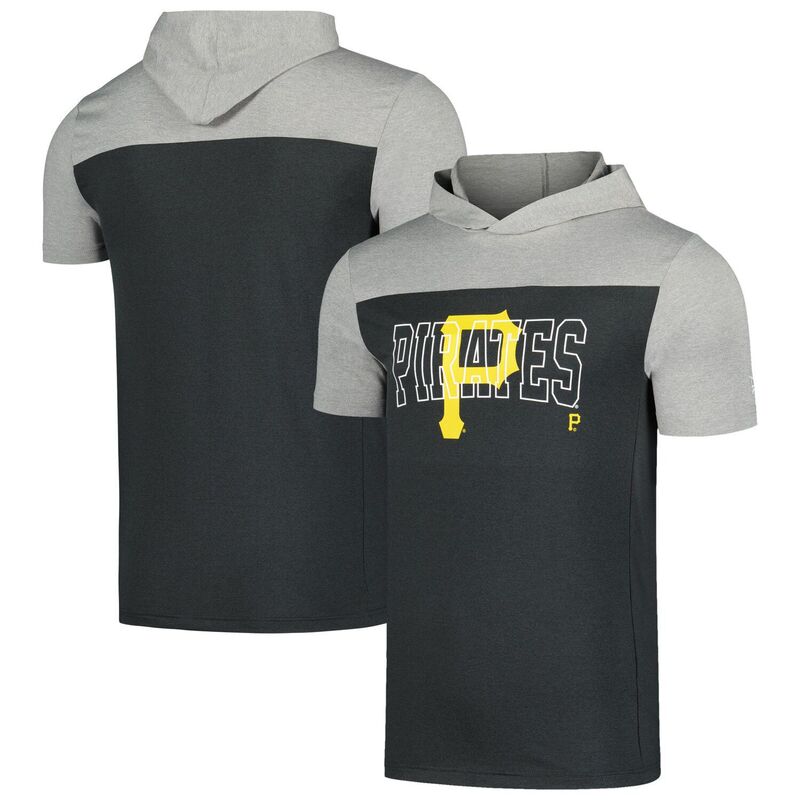 ̵ ˥塼  T ȥåץ Men's New Era Black Pittsburgh Pirates Acti...